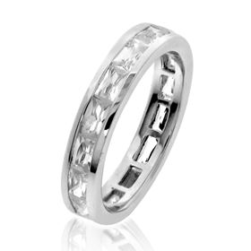 Picture of Channel set baguette cut eternity band