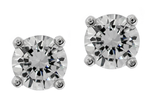 Picture of 4 prong studs for round center stone