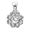 Picture of Bezel set pendant with four prong center