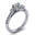 Picture of Three stone ring split prong set round stones