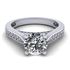 Picture of Solitaire with pave set diamonds on the head