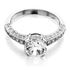 Picture of Solitaire with accents three row pave set 1