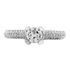 Picture of Solitaire with accents three row pave set 4