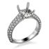 Picture of Solitaire with accents three row pave set
