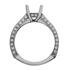 Picture of Solitaire with accents three row pave set