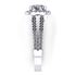 Picture of Cushion outline halo split shank with filigree