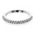 Picture of Shared prong half way wedding band-Flat Side